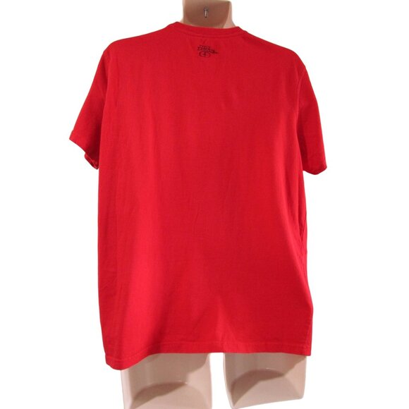 No Fear Graphic Red T Shirt XL Cotton Statement Tee - Picture 12 of 14